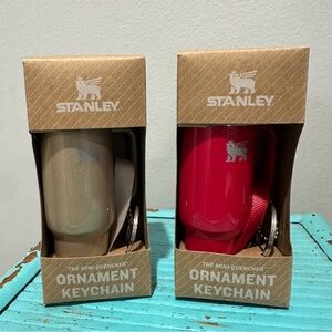 NEW Stanley Mini Ornament Keychain Bundle Honey Talks Red Delicious